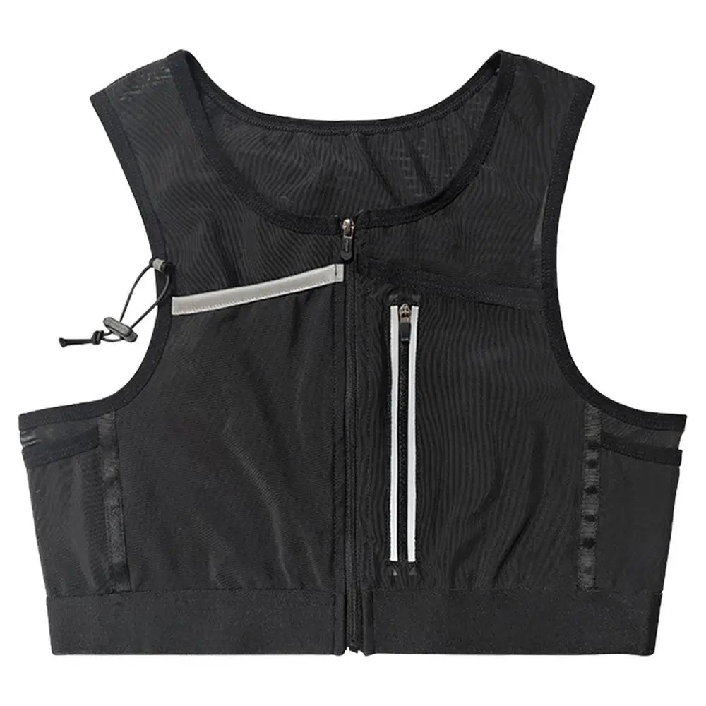 Breathable Reflective Chest Bag Vest for Running and Cycling – S