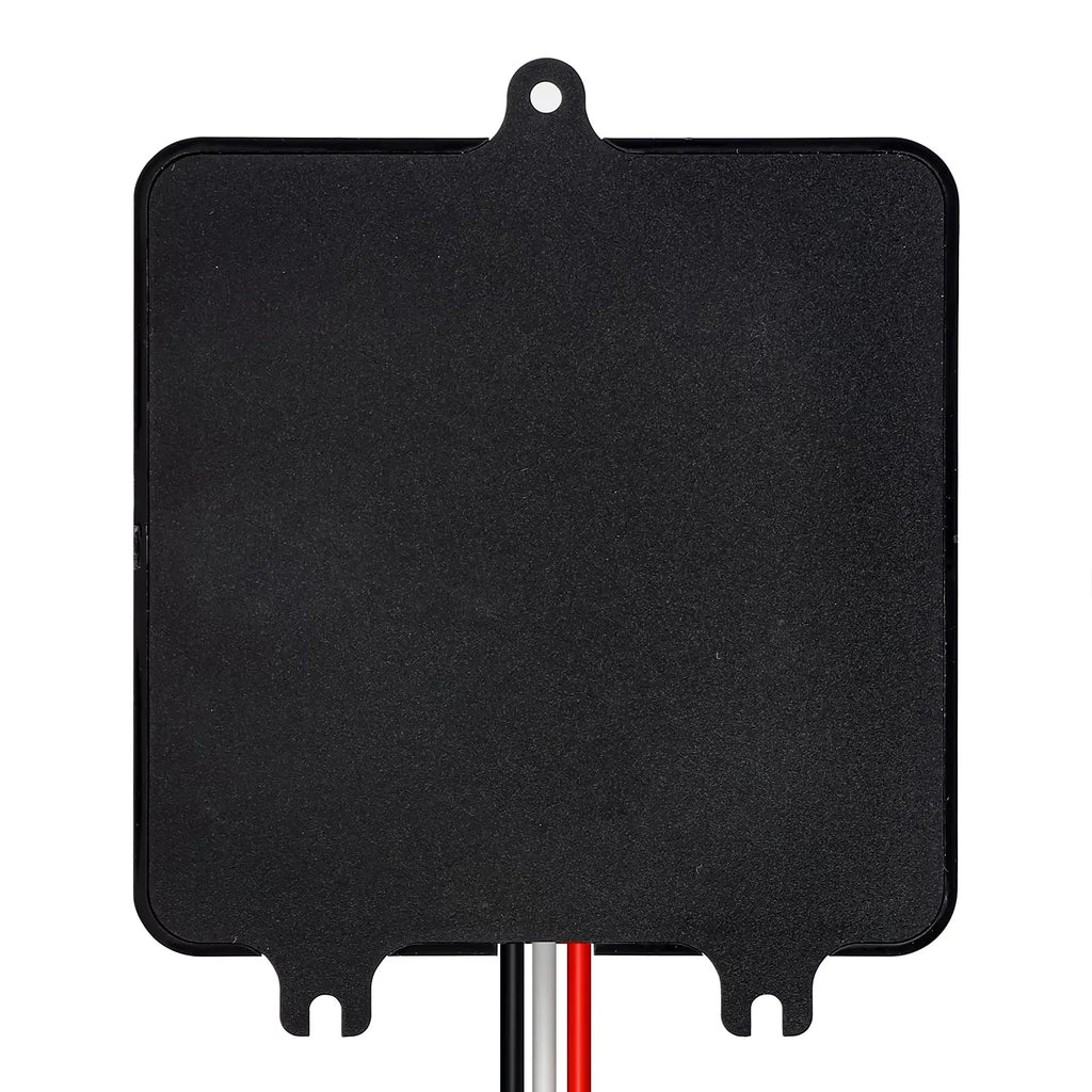 A black rectangular 24V battery equalizer device with three wire connectors at the bottom.