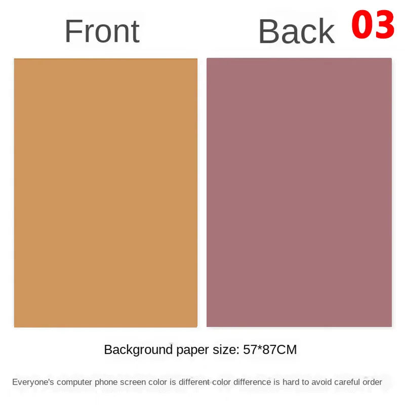 57 × 87 cm Double-Sided Photography Backdrop Paper – 03