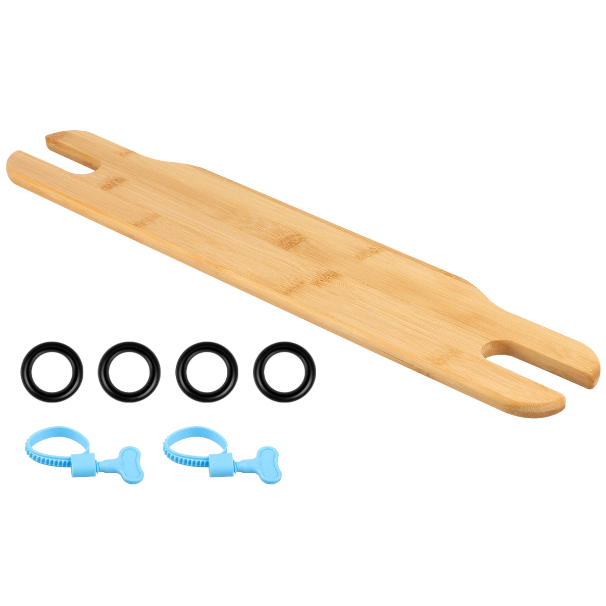Adjustable Bamboo High Chair Footrest for Infants – Wood color