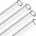 7pcs 4-Inch Borosilicate Glass Pipes and Reusable Straws – 7pcs Clear