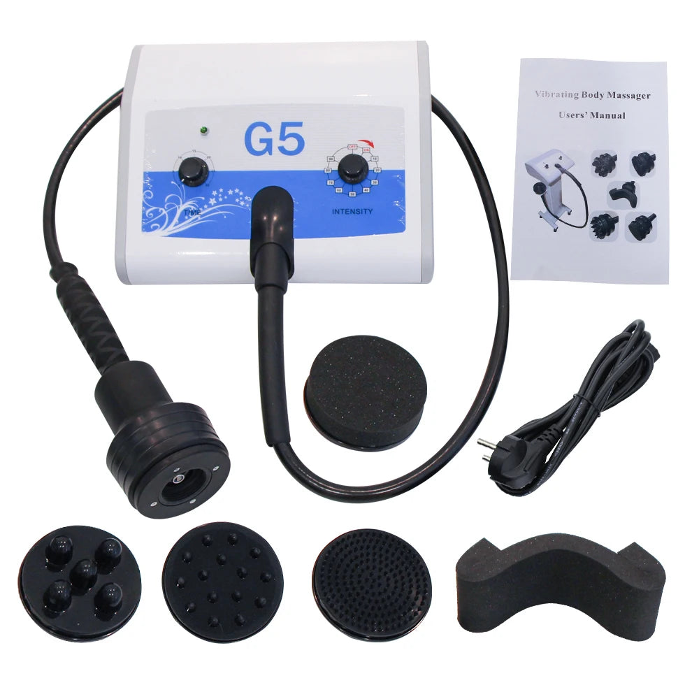 AOKO G5 Vibrating Body Slimming Machine with 5 Massage Heads – Multi