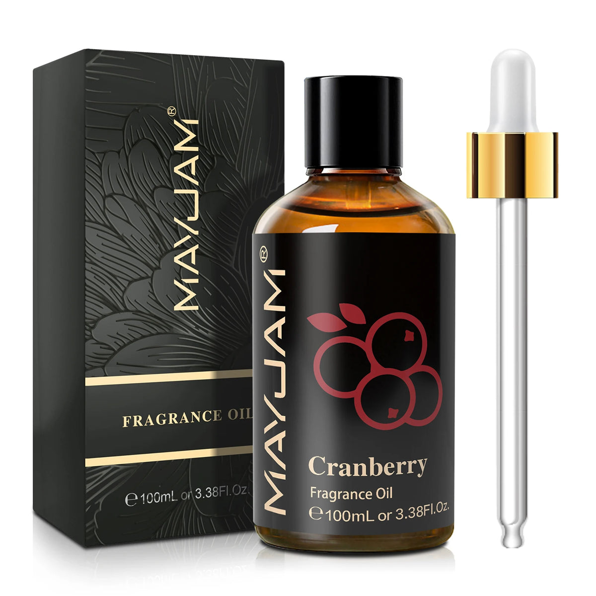 Mayjam 100ml Fragrance Oil for Aromatherapy and Candle Making – Cranberry