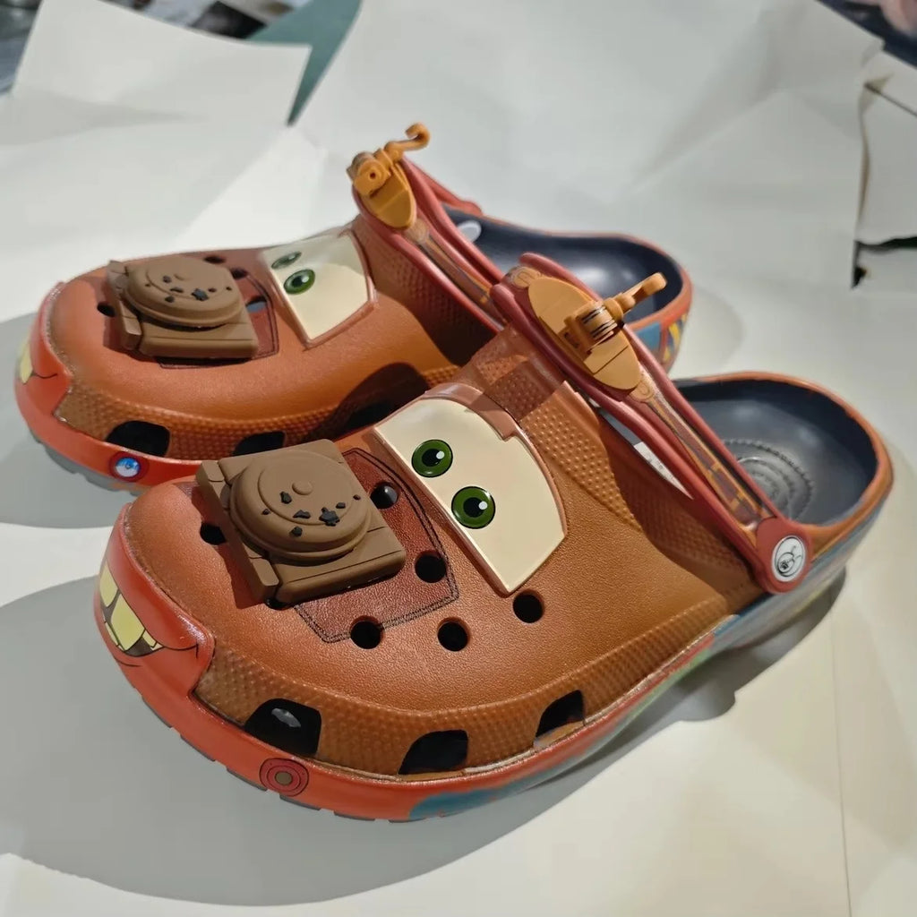 Cartoon Cars Mater Adult Clogs - Non-Slip Lightweight EVA Sandals – Mater