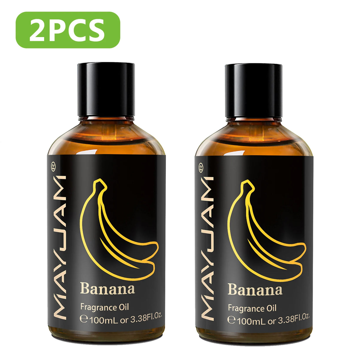 Mayjam 100ml Fragrance Oil for Aromatherapy and Candle Making – 2pcs Banana