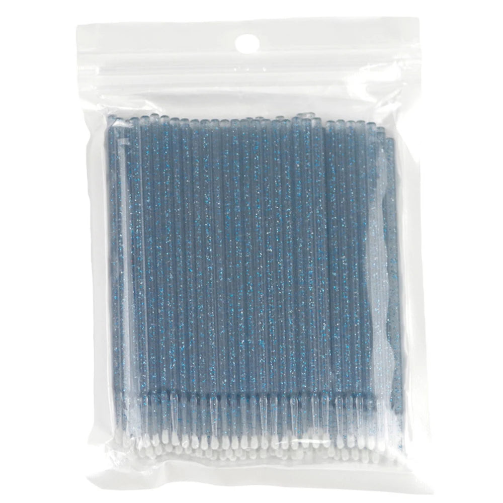 Eyelash Cleaning Micro Brushes, 100 Pieces – Darkblue B