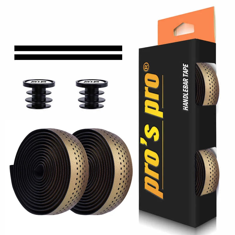 Pro's Pro Silicone Bicycle Handlebar Tape, 2150 x 30 mm – Brown