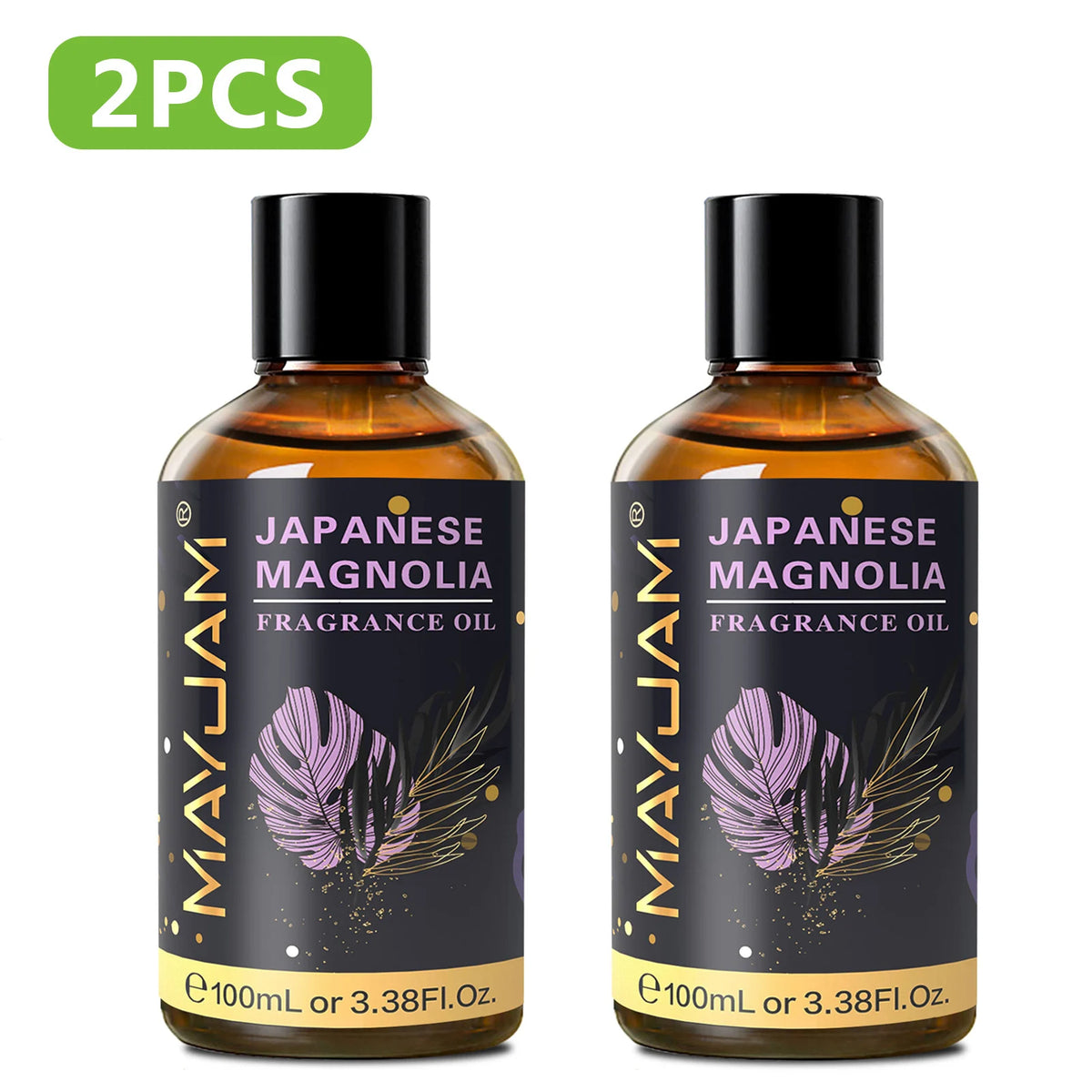 Mayjam 100ml Fragrance Oil for Aromatherapy and Candle Making – 2pcsJapaneseMagnolia