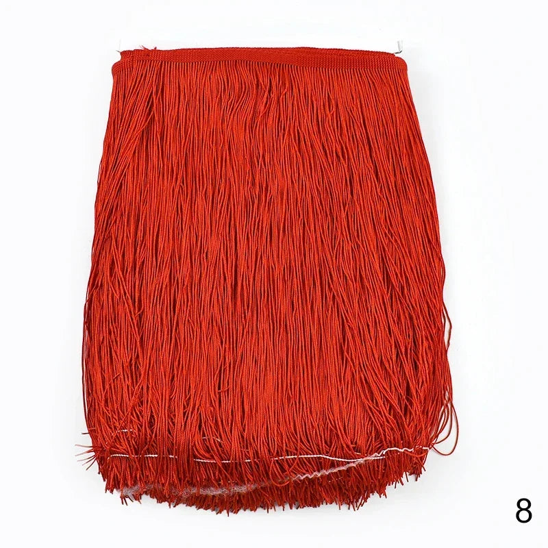 30cm Tassel Fringe Lace Trim for Sewing and Home Decor – 8