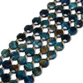 Green Tiger Eye Faceted Coin Beads 10x5mm for Jewelry Making – Lake blue tiger eye