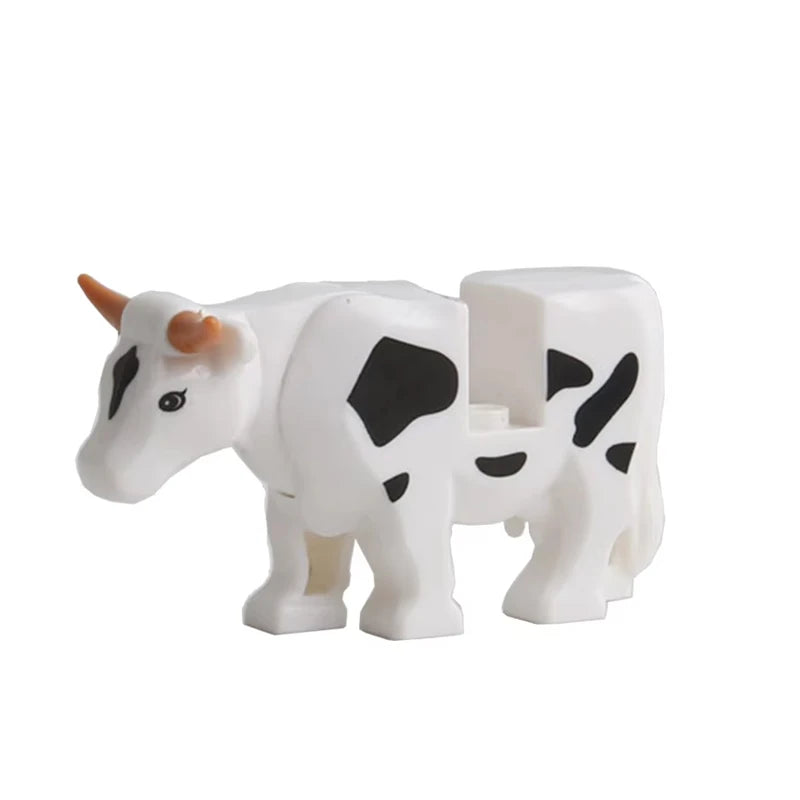 MOC Farm and Zoo Animal Building Blocks, Compatible with Small Bricks – 1PCS (27)