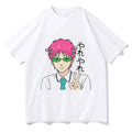 The Disastrous Life of Saiki K Men's Short Sleeve T-Shirt – LY940-3 white