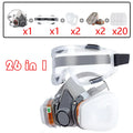 6200 Half Face Respirator Mask 27-in-1 Set for Paint and Chemicals – 26in1