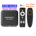 Q18 Smart TV Box Android 16, Rockchip RK3518, up to 8GB RAM 256GB ROM – 4G 64G Gyro Remote