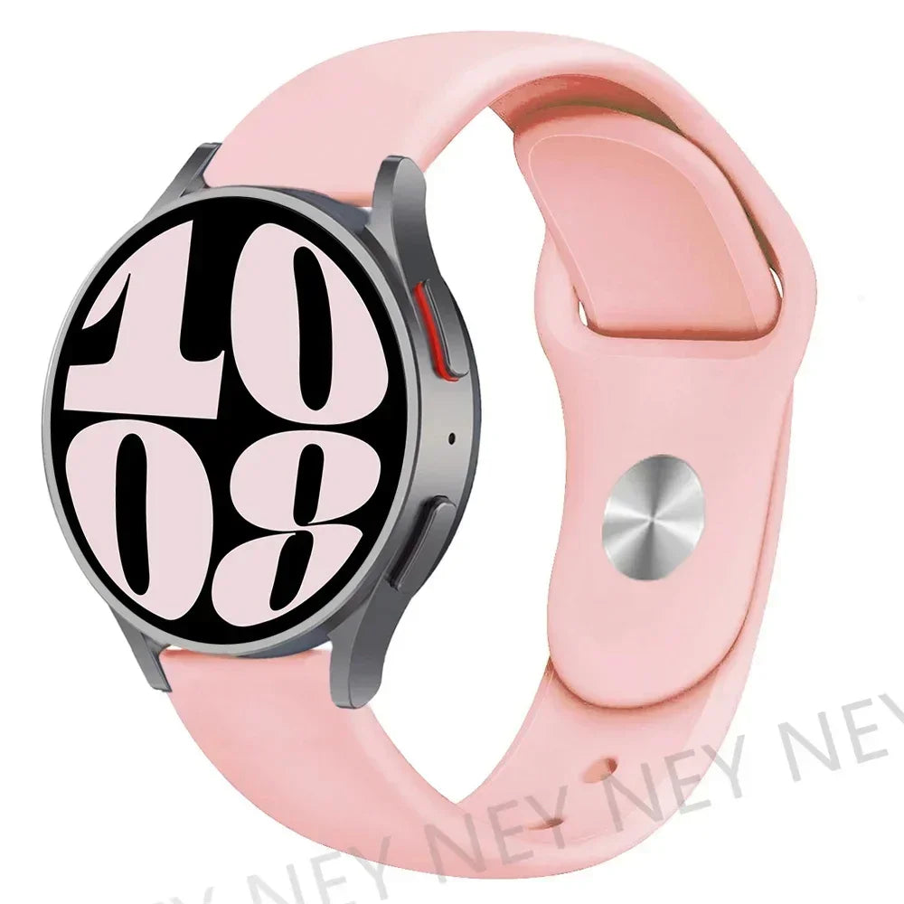 Silicone Sport Band for Samsung, Huawei, Amazfit & Garmin Smartwatches – pink-15