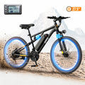 Qlife Racer Ultra Electric Mountain Bike, 1200W 48V 10.4Ah, 27.5" Tires – Black