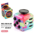 Magic Dice Fidget Toy for Stress Relief, 3.3 cm Silicone and ABS – Splash