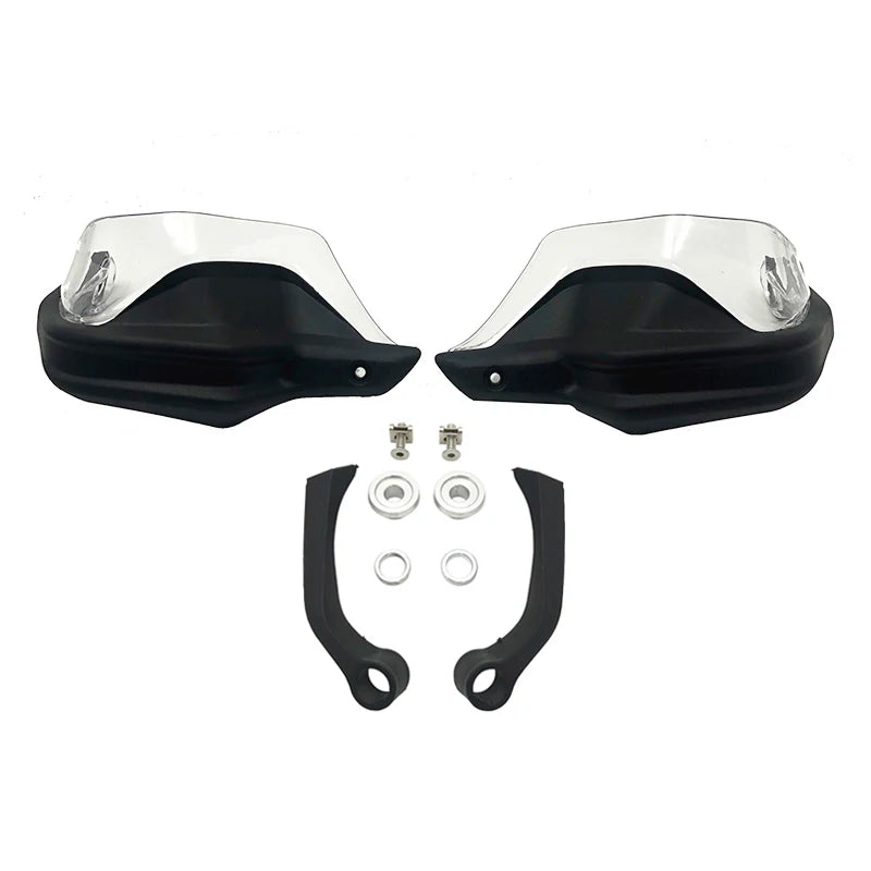 Motorcycle Handguard Wind Deflectors for BMW R1250GS R1200GS F850GS – Black Clear Set