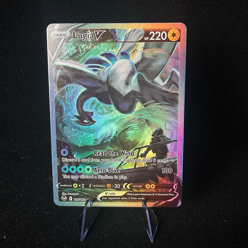 Anime PTCG Holographic Trading Collection Cards - Vaporeon, Gengar, Clefairy – 3