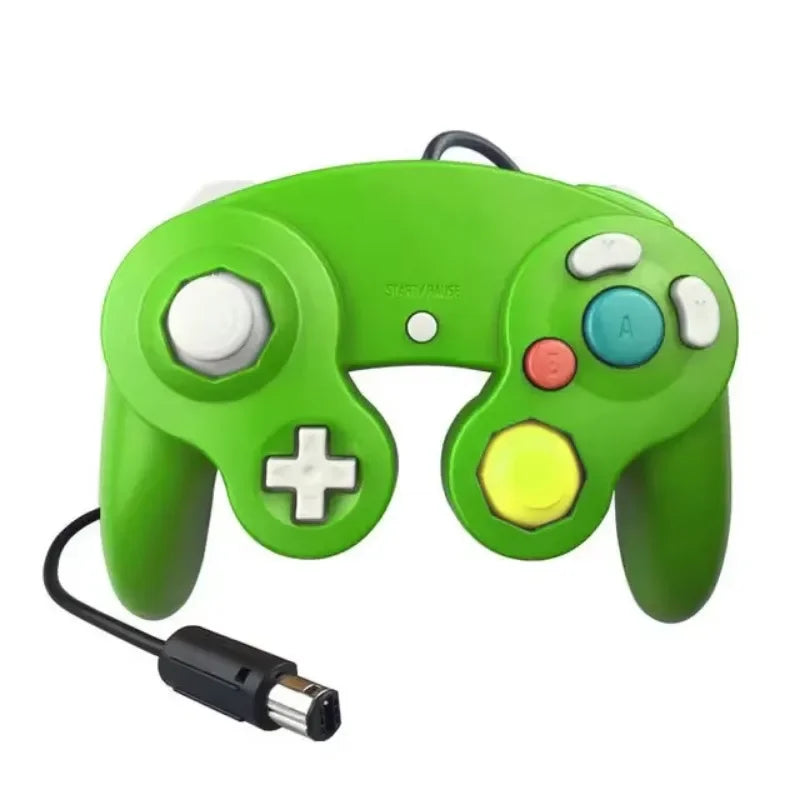 Wired Game Controller for Nintendo GameCube NGC Consoles – Green