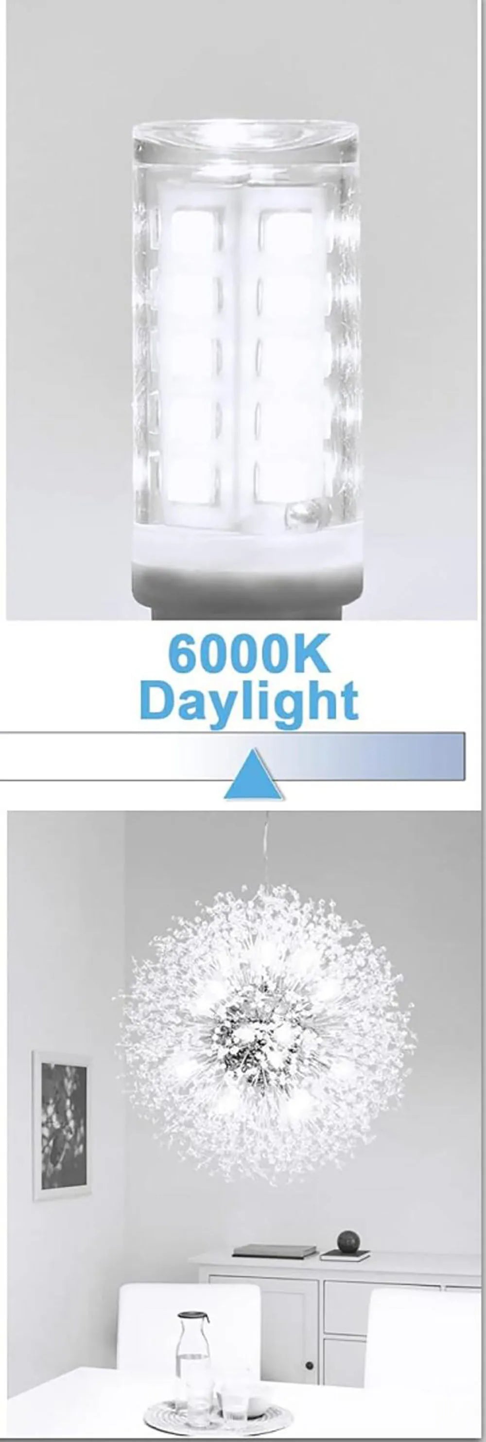 G9 7W SMD 2835 LED Bulbs - Pack of 10 – Cold White