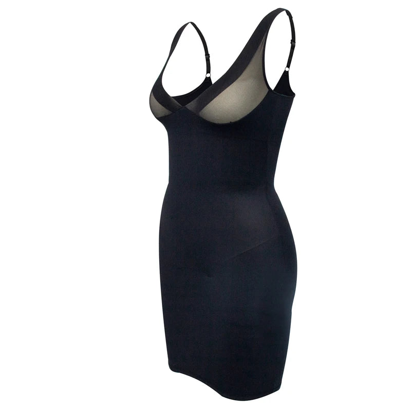 Miss Moly Women Full Slip Shapewear Underbust Body Shaper – Black