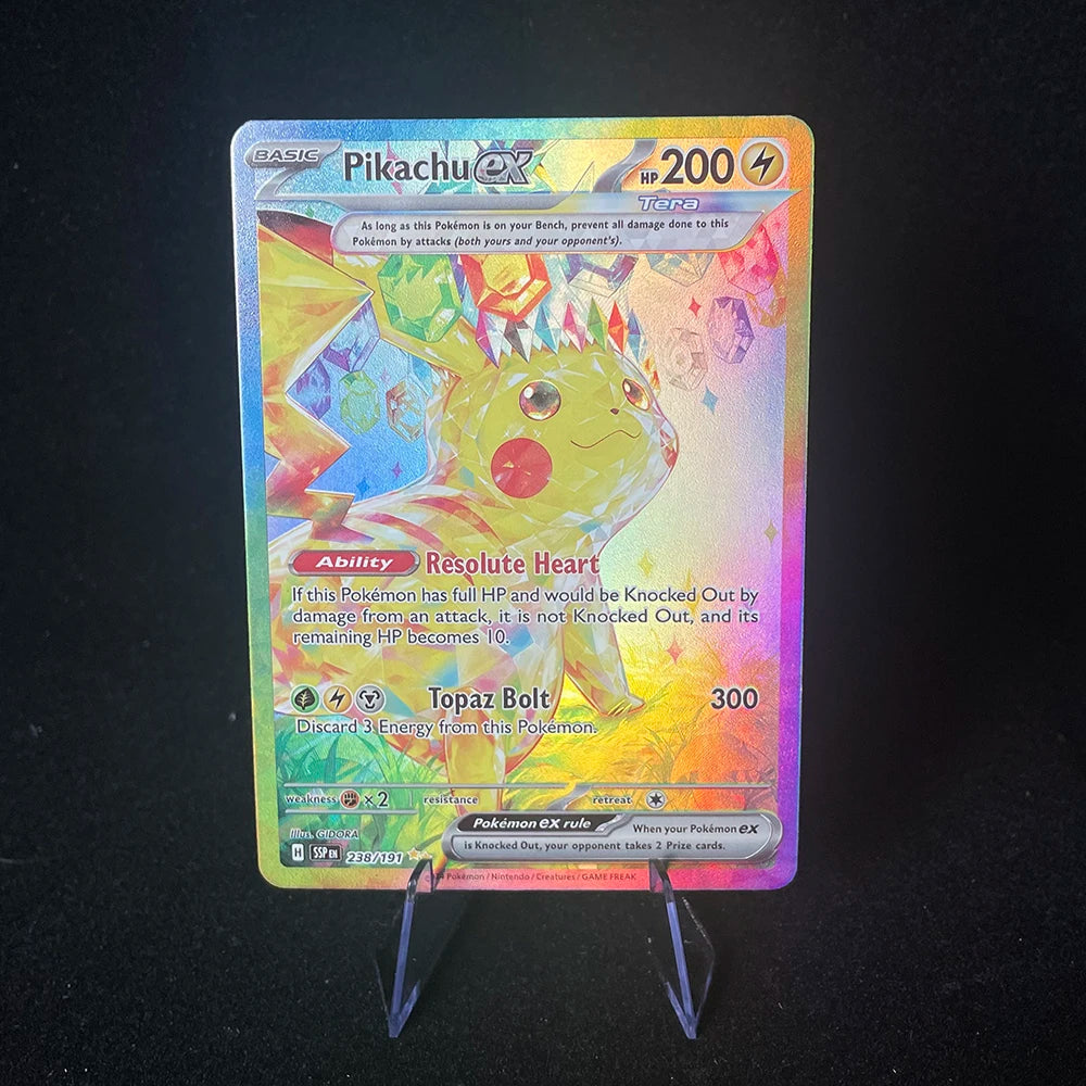 Anime PTCG Holographic Trading Collection Cards - Vaporeon, Gengar, Clefairy – 14