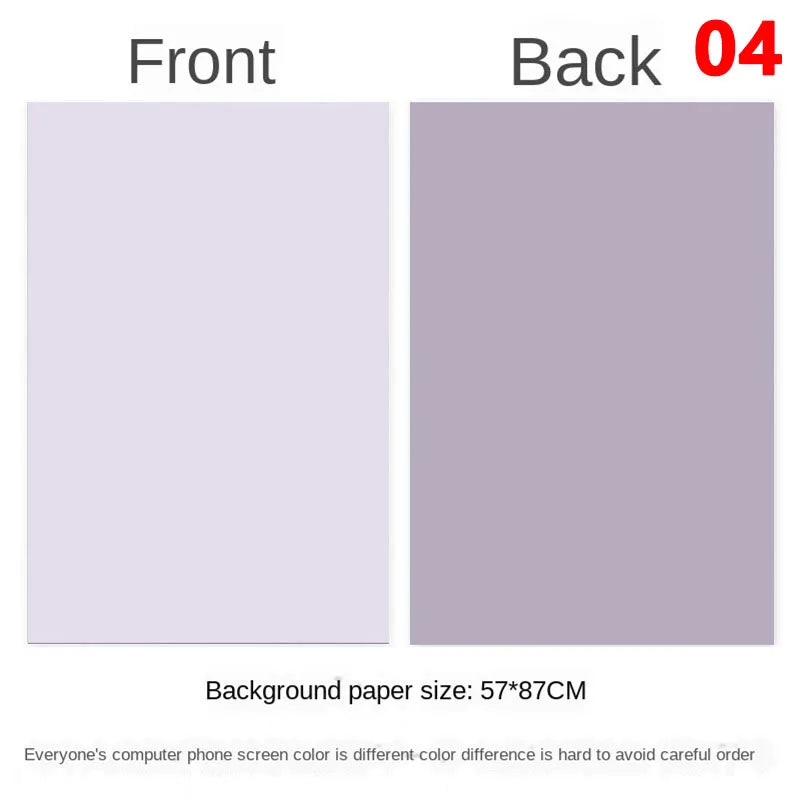 57 × 87 cm Double-Sided Photography Backdrop Paper – 04