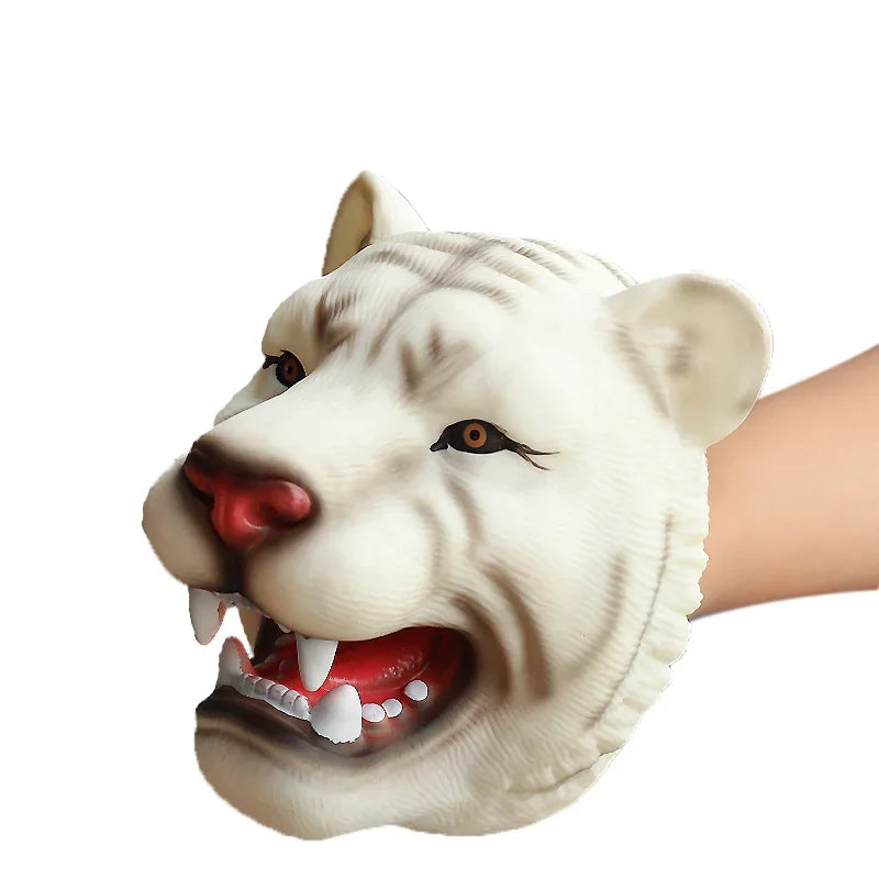 Animal and Dinosaur Hand Puppet Toy for Kids – Tiger