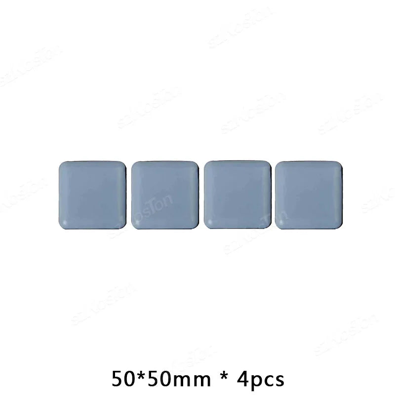 4-Piece Furniture Glider Sliding Pads, PE Plastic Floor Protectors – 50x50mm-2