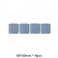 4-Piece Furniture Glider Sliding Pads, PE Plastic Floor Protectors – 50x50mm-2