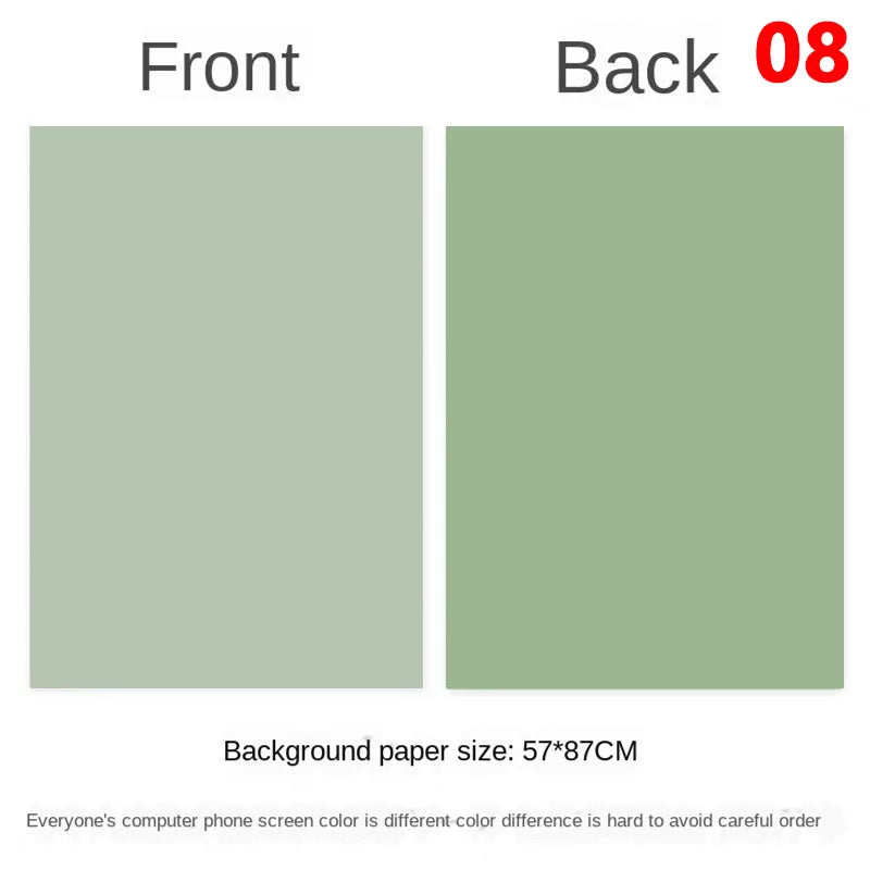 57 × 87 cm Double-Sided Photography Backdrop Paper – 08