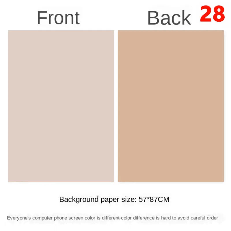 57 × 87 cm Double-Sided Photography Backdrop Paper – 28