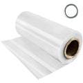 A roll of clear polyethylene agricultural greenhouse plastic film