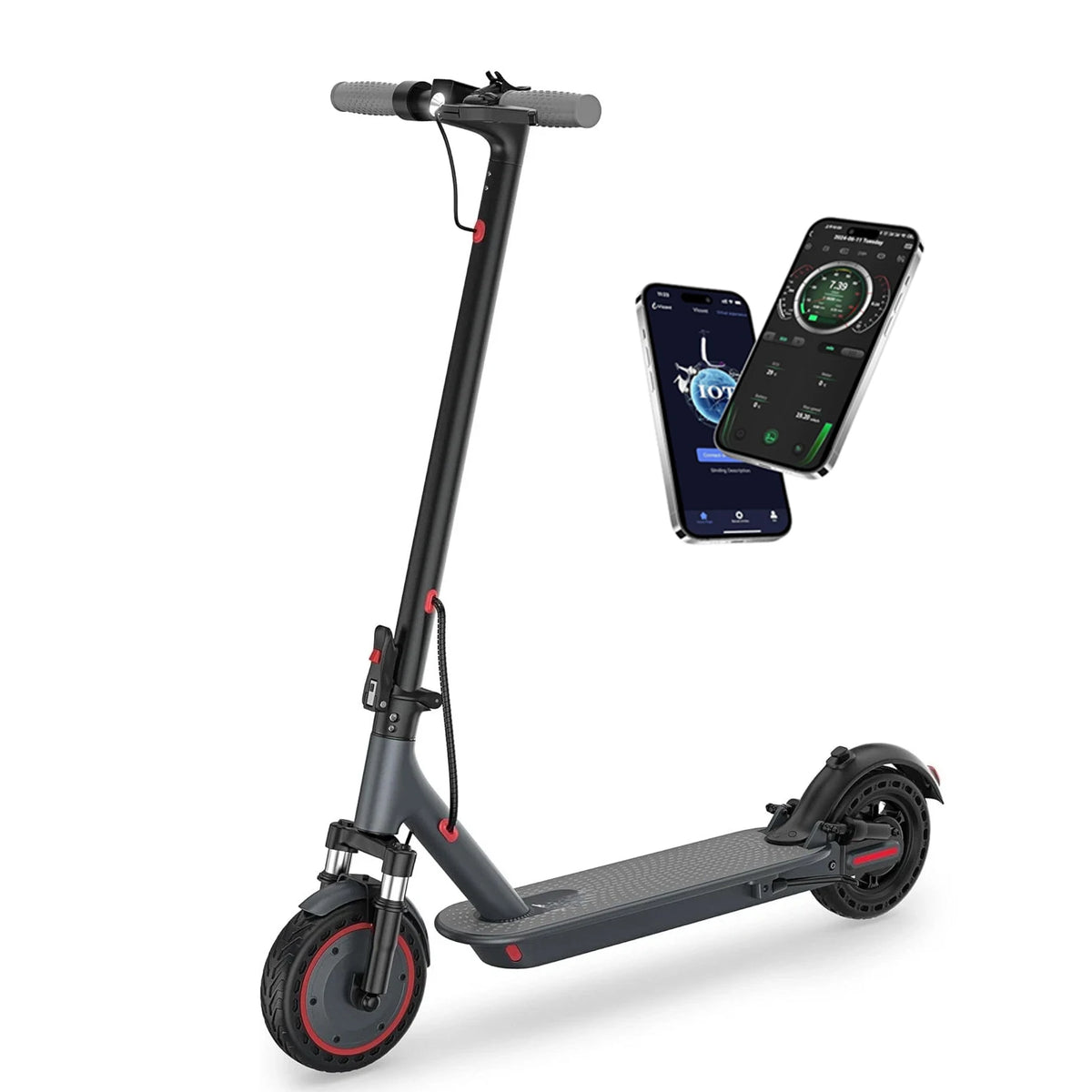 Aovopro AP07 Electric Scooter with 23-Mile Range and 19mph Top Speed – AP07