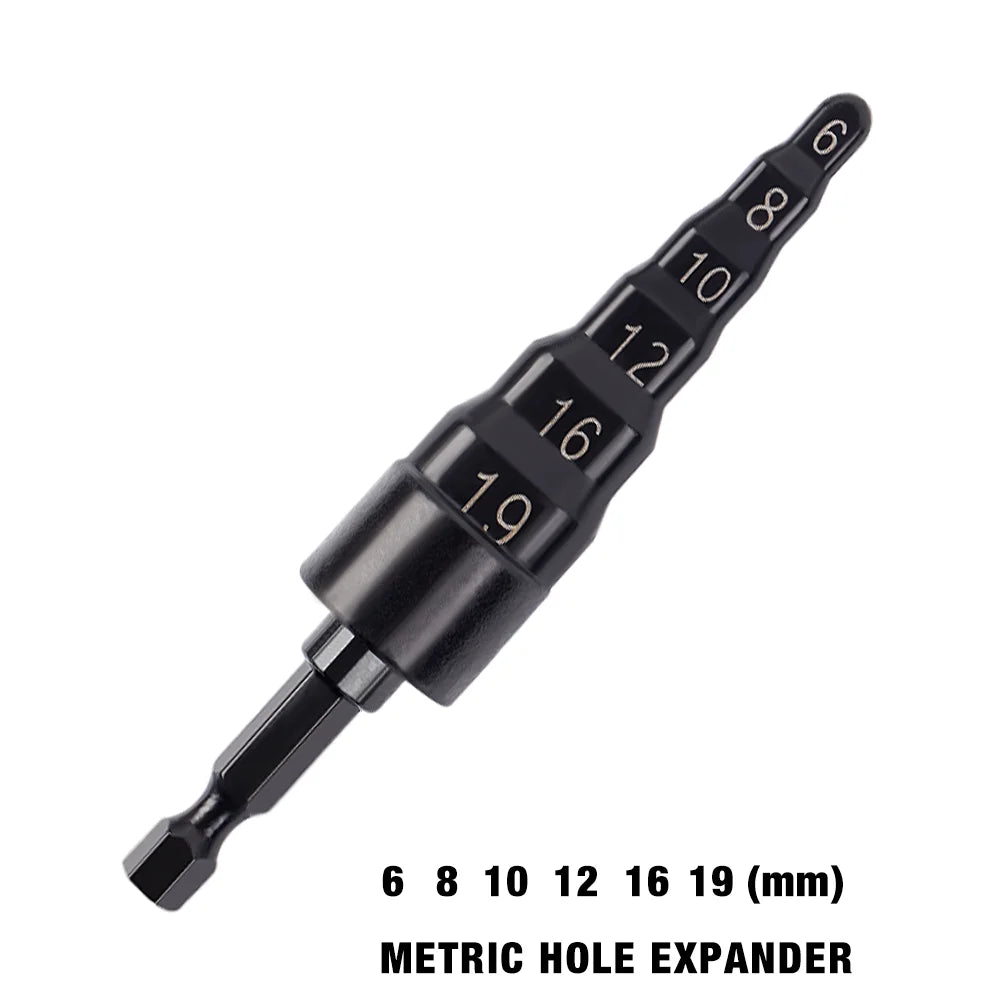 Alloy Steel Pipe Expander Drill Bit Set for HVAC Copper Tubing – Metric