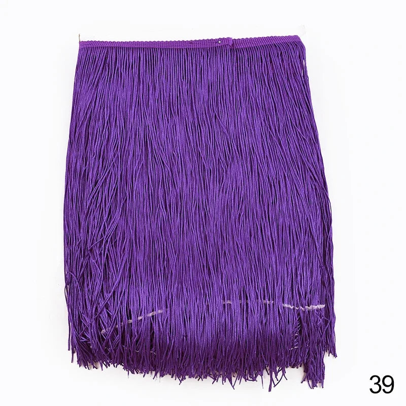 30cm Tassel Fringe Lace Trim for Sewing and Home Decor – 39