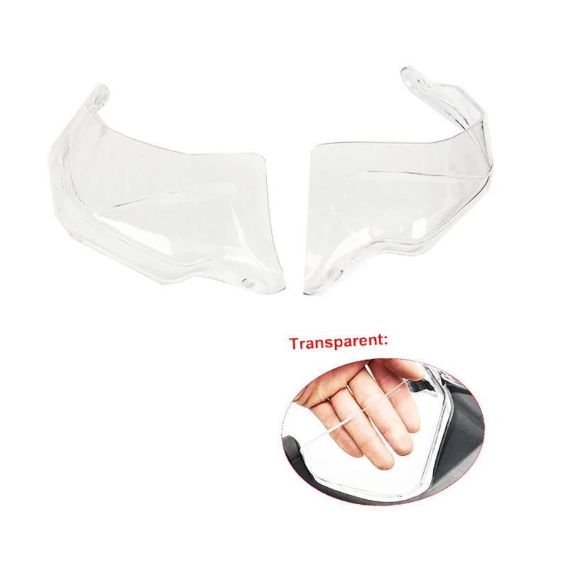Motorcycle Handguard Wind Deflectors for BMW R1250GS R1200GS F850GS – Windshield Clear