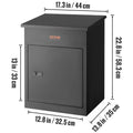 SucceBuy Wall Mounted Anti-Theft Delivery Box, 17.3 x 13.8 x 22.8 in – 23in
