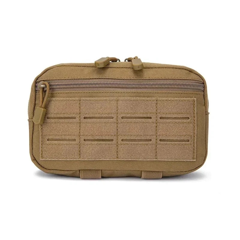 Tactical Molle EDC Utility Pouch, Nylon First Aid Waist Pack – TAN