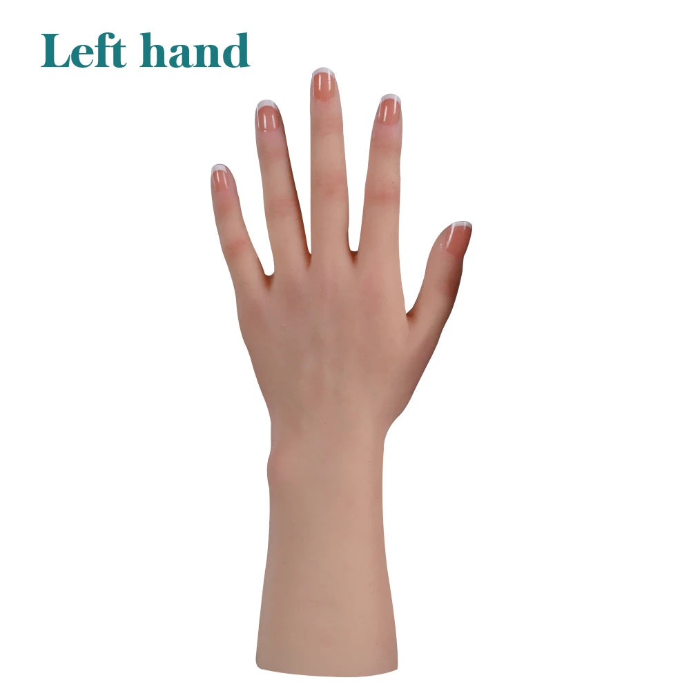 Dokier Realistic Silicone Female Hand and Foot Mannequin Model – Left Hand