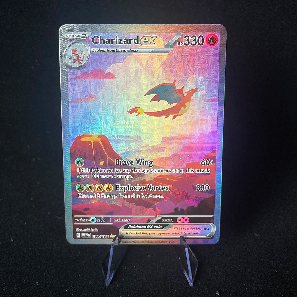 Anime PTCG Holographic Trading Collection Cards - Vaporeon, Gengar, Clefairy – 2