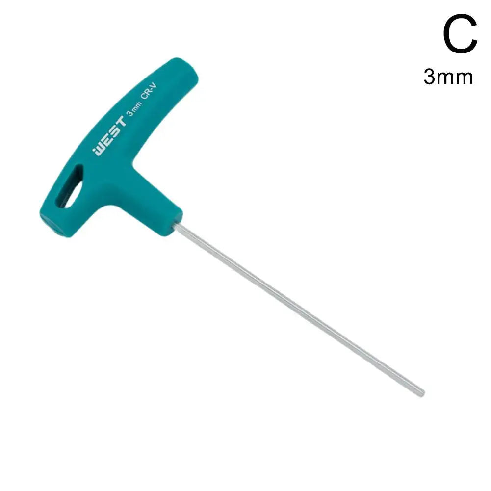 Professional T-Handle Hex Wrench, CRV Steel, 2mm–10mm Sizes – 3.0mm