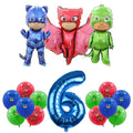 PJ Masks Birthday Party Decoration Balloon and Tableware Set – Balloon Set 6 -16pcs