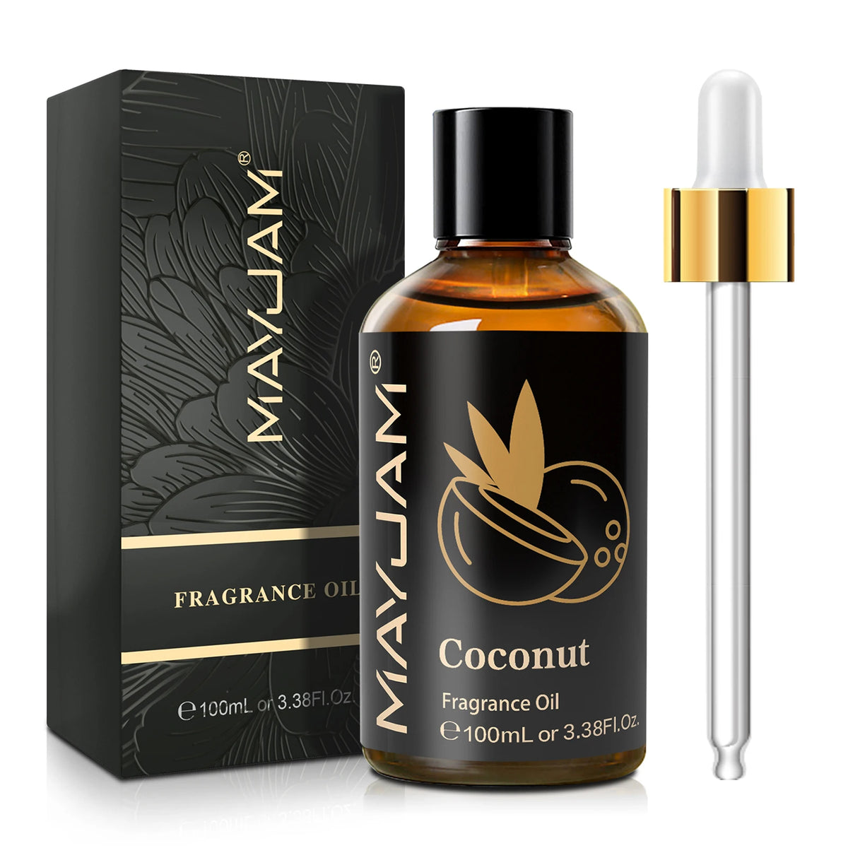 Mayjam 100ml Fragrance Oil for Aromatherapy and Candle Making – Coconut