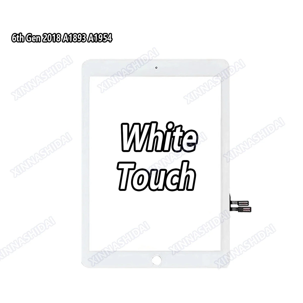 iPad 6 A1893 A1954 Touch Screen Digitizer and LCD Display Panel – White Touch