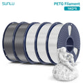 Sunlu PETG 3D Printer Filament 1.75mm, 5-Roll Bundle, 1kg Spools – PETG 3WT 2GY