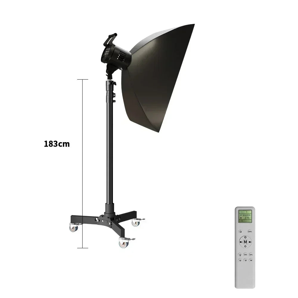 135W Dimmable LED Studio Lighting Kit with Softbox and 2m Stand – 183cm Stand 1 kit