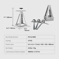 SucceBuy RV Stabilizer Jacks, 4 Pack Aluminum Stack Leveling Jacks – 4 PCS
