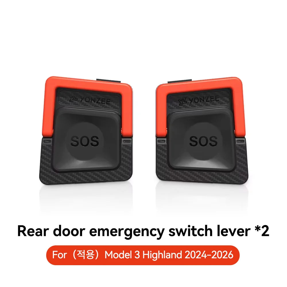 YZ Emergency Rear Door Pull Rope for Tesla Model 3 and Model Y – M3 2024-2026